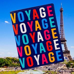 🆕 ANTHROPOLOGIE VOYAGE PASSPORT HOLDER NWT